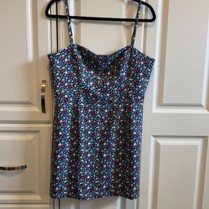 French Connection Blue Floral Dress